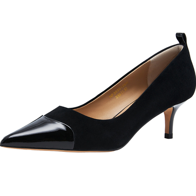 NineWest/玖熙绒面革浅口单鞋女