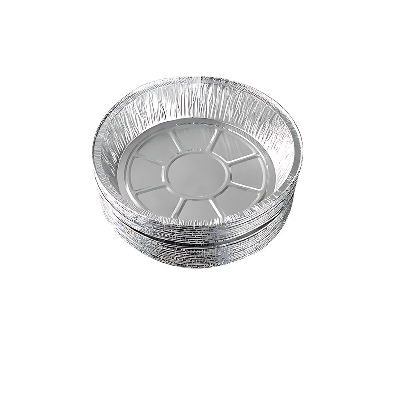 空气炸锅专用锡纸盘圆形家用厨房食品级加厚烧烤铝箔纸碗耐热防水