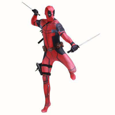 Deadpool死侍3电影服万圣节派对演出服装成人儿童cos服装