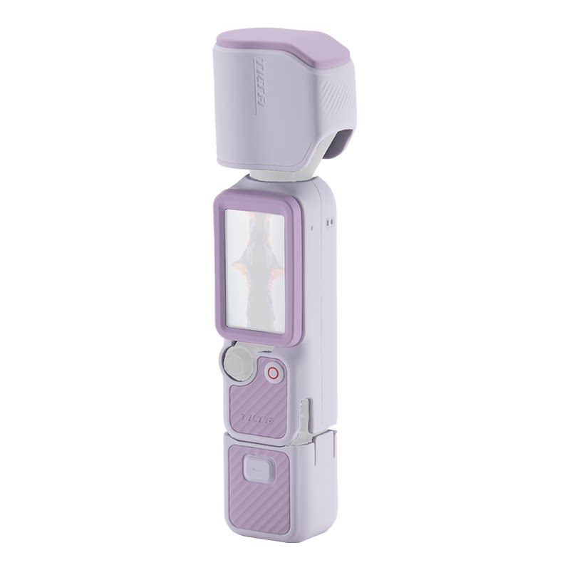TILTA铁头硅胶保护壳 适用大疆DJI osmo Pocket4代灵眸口袋云台相机配件防护套屏幕套续航手柄防刮保护壳配件