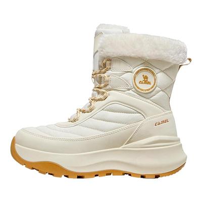 骆驼雪地靴女户外加绒保暖高帮靴