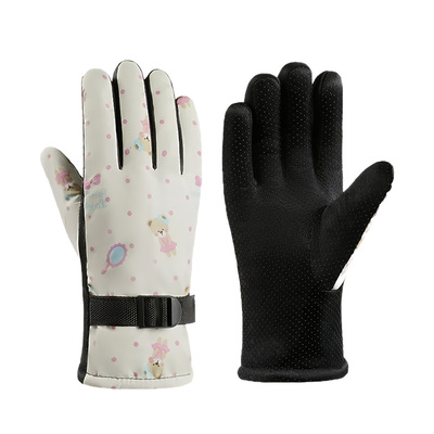 滑雪骑行手套冬季可触屏加绒加厚