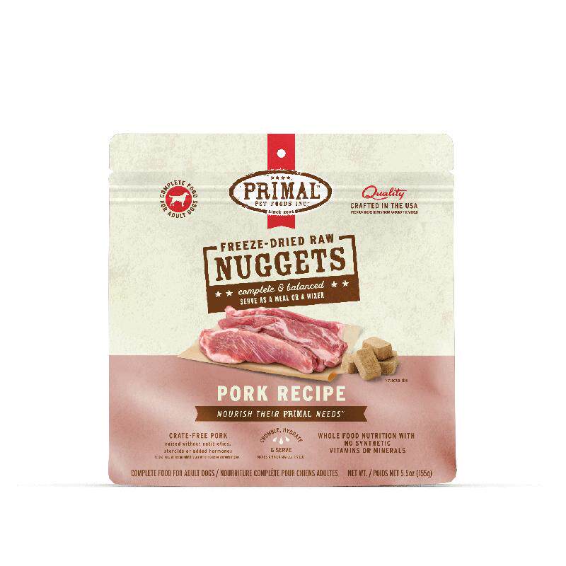 Primal狗狗主食冻干生骨肉宠物犬粮有机蔬菜水果冻干零食 156g