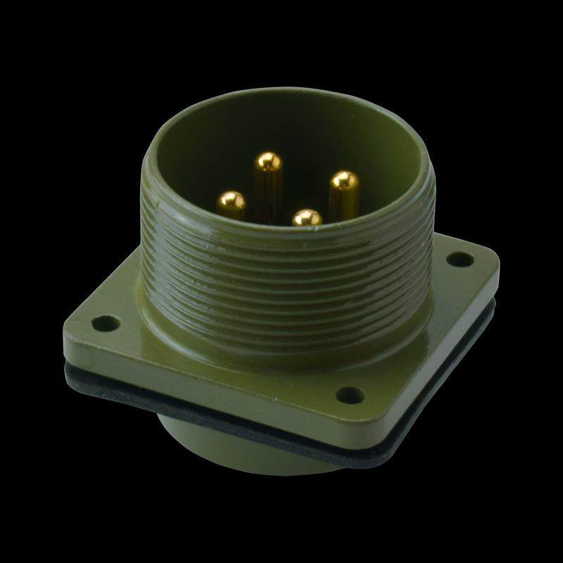 5015 4芯美军标航空插头 MS3108A 22-22S MS3102A 22-22P连接器