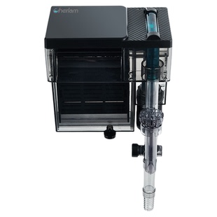 彻朗鱼缸过滤器循环水泵瀑布壁挂式过滤器三合一净水制氧除油膜器