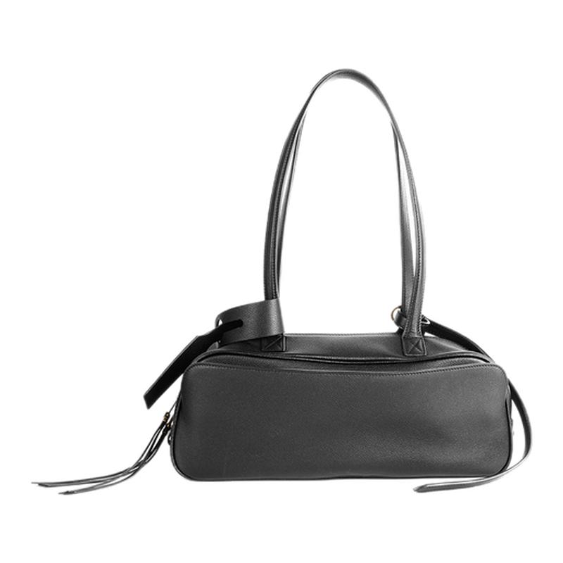 B家头层牛皮奢华手提保龄球包