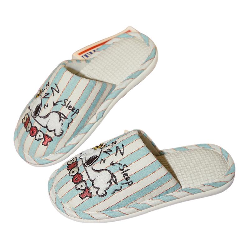 Gukoo/果壳情侣拖鞋2025年新款春秋鞋平底女士居家亚麻底包头拖鞋