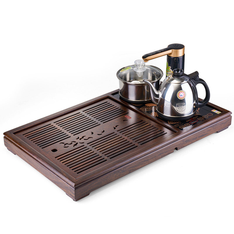 汉唐木质排水式功夫茶具