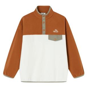 伯希和户外儿童抓绒衣女Polartec Micro防风保暖外套摇粒绒内胆男