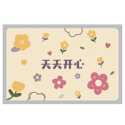 爱家天使硅藻泥沥水垫精致可爱