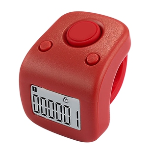 欧斯特 计数器 带夜光电子数显迷你手指戒指型记数器可充电计数