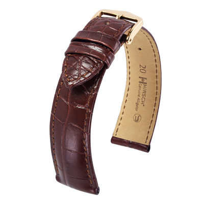 奥地利海奕施适中鳄鱼皮表带