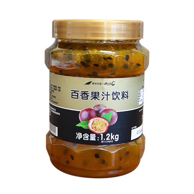 百香果酱花果茶鲜活鲜活优果c含