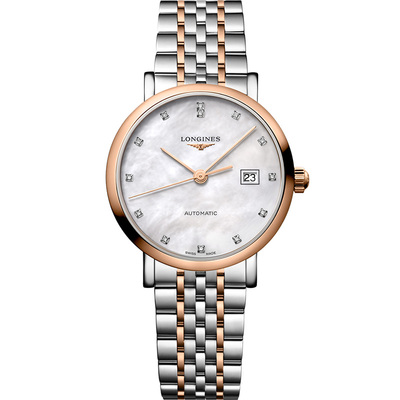 【新品】Longines浪琴 官方正品博雅系列女士机械腕表间金设计