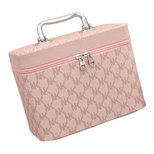 化妆包女便携新款纯色大容量收纳盒品小号网红高级感化妆箱礼品箱