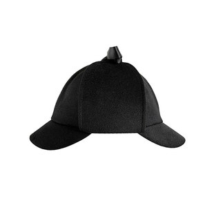 正版双舌头鸭舌帽福尔摩斯帽子黑色秋冬护耳朵保暖男女复古棒球帽