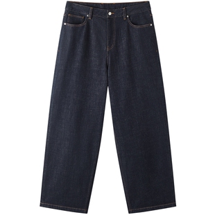 gxg.jeans男装  明线设计简约休闲宽松牛仔长裤男士 25年秋冬热卖