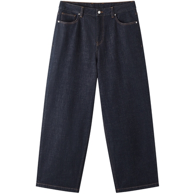 gxg.jeans男装  明线设计简约休闲宽松牛仔长裤男士 25年秋冬热卖