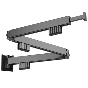 折叠免打孔晾衣架隐形伸缩壁挂式阳台晒被子神器室内隐藏客厅窗外