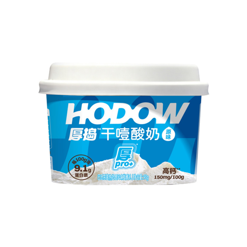 厚捣原味蓝莓味干噎酸奶90g*6盒