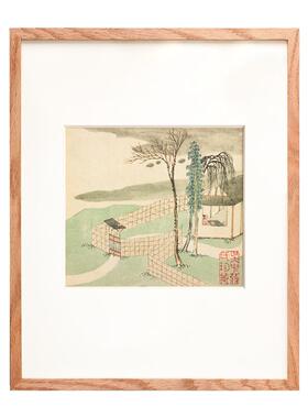 黑胡桃/柚木/橡木实木卯榫画框