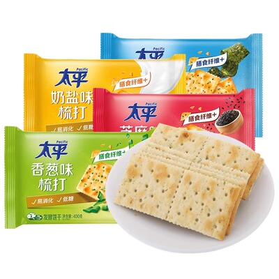 太平苏打饼干400g*12袋