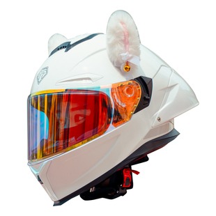 艾狮摩托车头盔女3c认证小头围机车全盔特小号带蓝牙耳机四季双镜