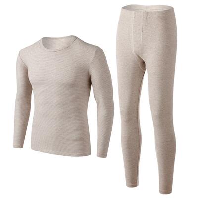 AB保暖内衣套装男秋冬圆领毛衫裤
