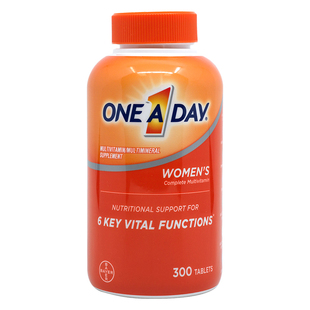美国直邮Bayer拜耳OneA Day女性复合维生素综合多种矿物质片300粒