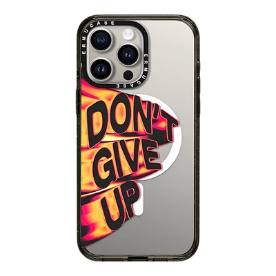 ERMUCASE二木青山原创设计《Don’t Give Up》特效字母苹果iPhone17ProMax/17Pro/Air/16ProMax/15Pro手机壳
