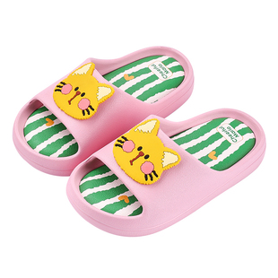 幸福玛丽猫咪女童拖鞋夏季室内浴室eva洗澡凉拖儿童女孩可爱公主