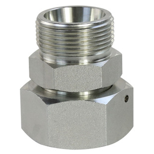 永华标准卡套活接直通接头 2C/2D内外螺纹连接卡套液压管路转接