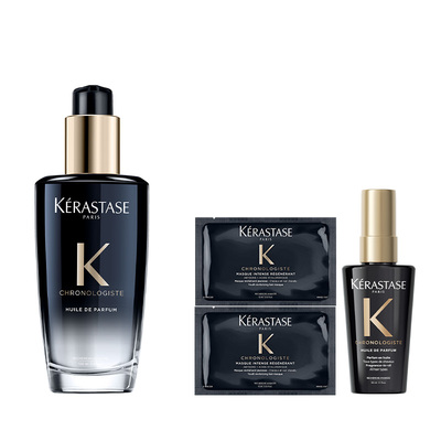 卡诗釉光玫瑰洗发水黑钻护发精油