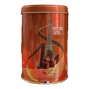 现货英国松露巧克力法国曼斯MATHEZ摩太紫纯可可脂250g起