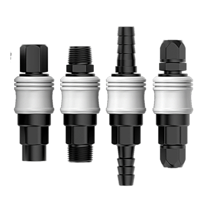 气管快速接头塑钢自锁C式气动高压气吹枪空压机气泵公母头配件8mm