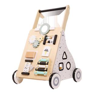 KAKAF咔卡福婴儿木质0-1岁手推学步车玩具宝宝周岁生日见面礼物