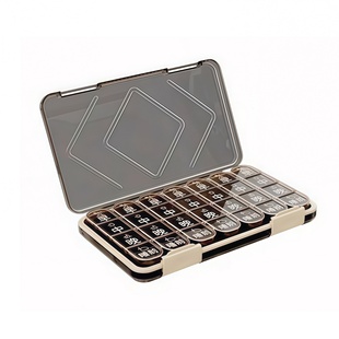 老年人分药盒一周七天便携药品分装收纳盒吃药提醒大字体小药盒