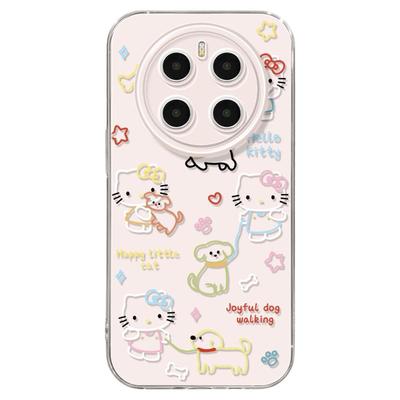 适用荣耀magic8手机壳女款magic7pro保护套新款honor全包防摔magic6至臻版硅胶高级KT猫5por好看线条华为软壳