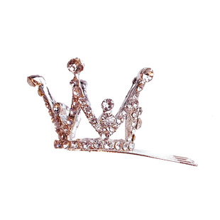 儿童头饰女童皇冠发饰公主小皇冠演出饰品生日发夹女孩发箍配饰