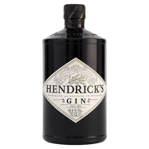 Hendrick's亨利爵士金酒700ML英国进口洋酒调鸡尾酒基酒 杜松子酒