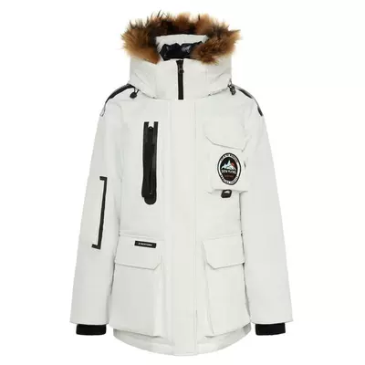 男女同款鹅绒大毛领雪中飞工装