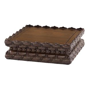 实木质长正方形观音菩萨底座家用供奉佛像财神像关公莲花加高托架