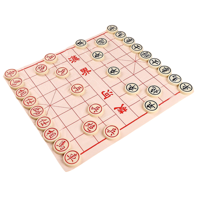 中国象棋密胺材质玉石耐磨 防摔树脂象棋成人学生儿童中大码 象棋