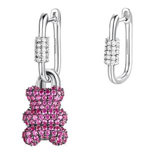 【情人节礼物】APM Monaco小熊耳圈耳环可拆卸耳钉女款高级感耳饰