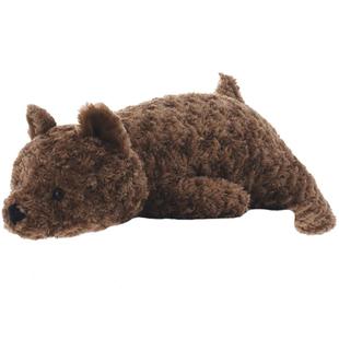 抱枕女生睡觉公仔毛绒玩具小狗玩偶大号长条枕头柴犬情人节靠垫女