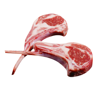 正宗内蒙战斧羊排原切羔羊排法式羊排法切小羊排宝宝羊排新鲜5斤