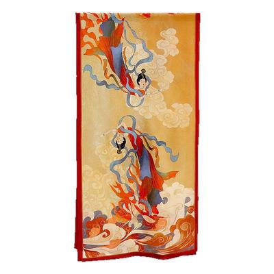 敦煌文创2025新款中国风丝巾