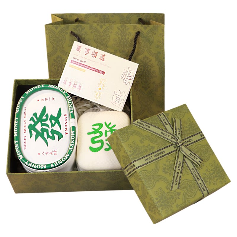 创意麻将周边礼物发财麻将小包女小众设计师手提迷你耳机包零钱包