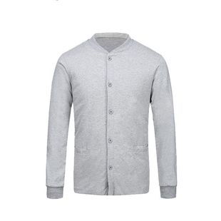 可脱卸内胆桑蚕丝棉袄男士上衣棉服中长款开衫保暖衣加厚冬装棉衣