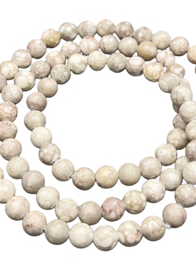 正泰国鱼籽舍利三圈手链